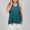Peplum Vest in Tulip Cloud