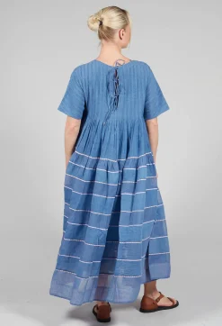 Percy Dress in Cerulean Blue