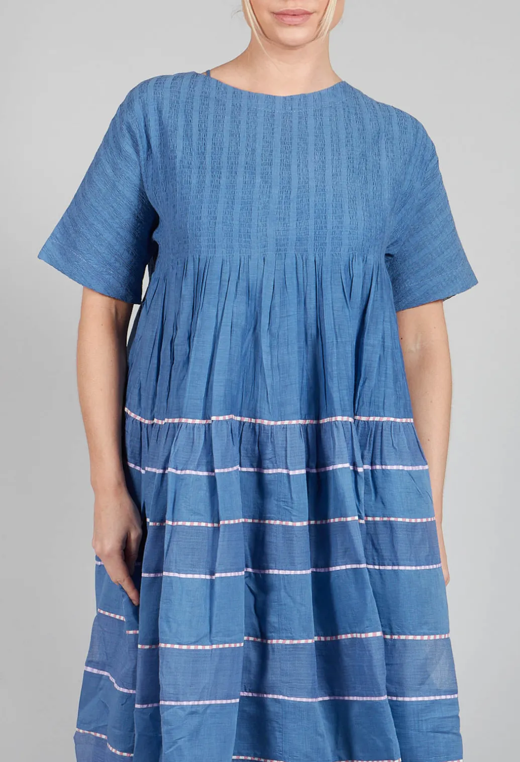 Percy Dress in Cerulean Blue