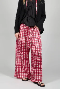 Perpetual Trousers in Pink Check