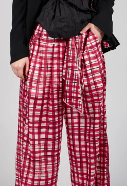 Perpetual Trousers in Pink Check