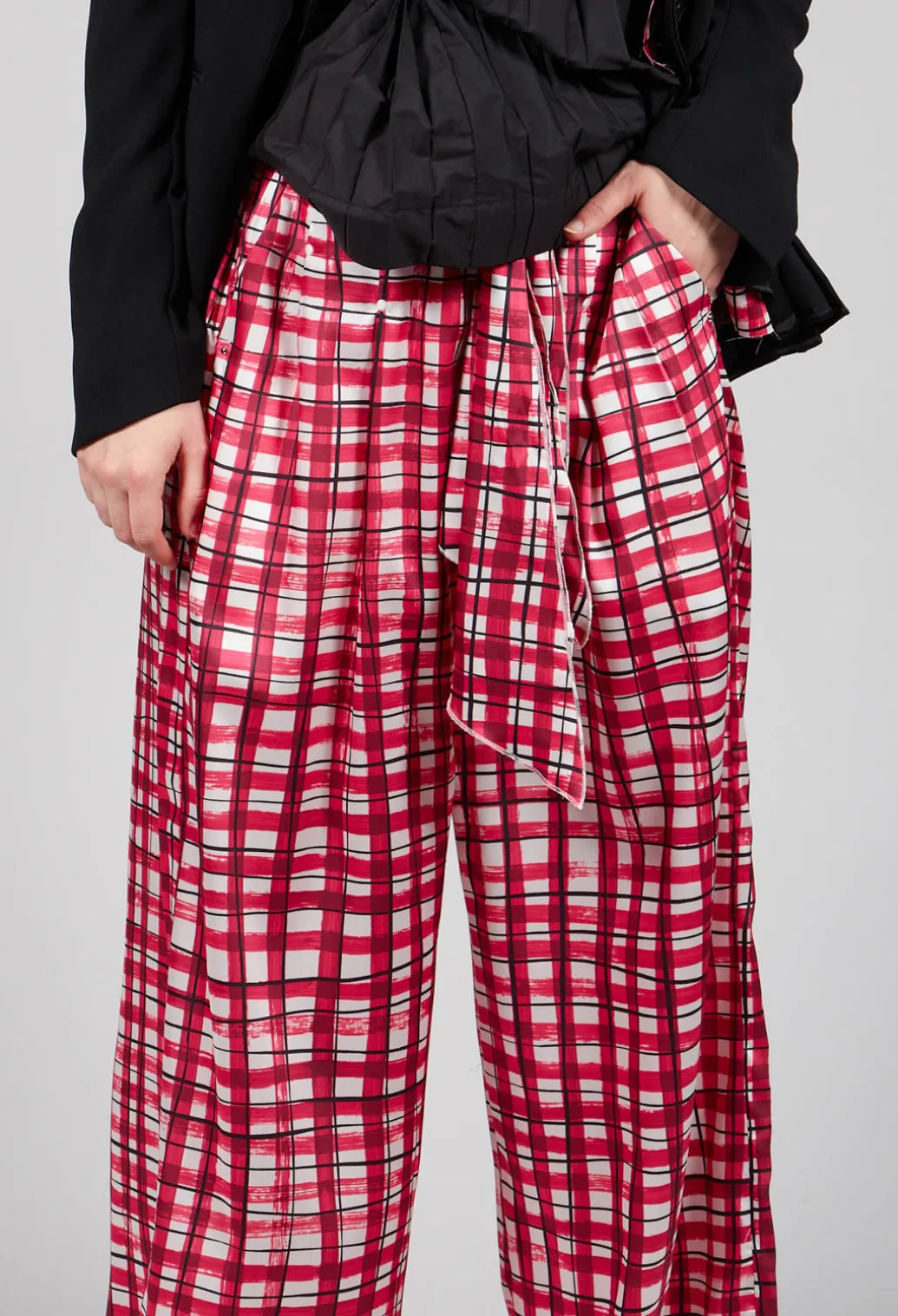 Perpetual Trousers in Pink Check