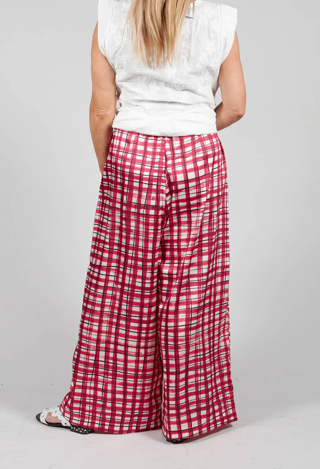 Perpetual Trousers in Pink Check