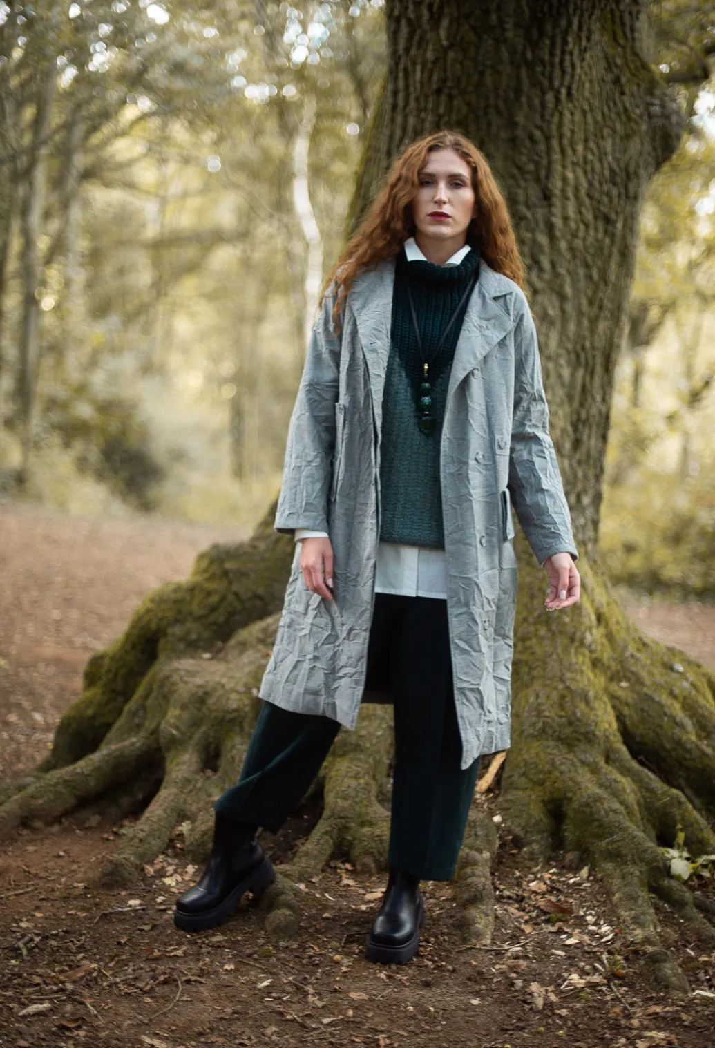 Perry Coat in Anthra