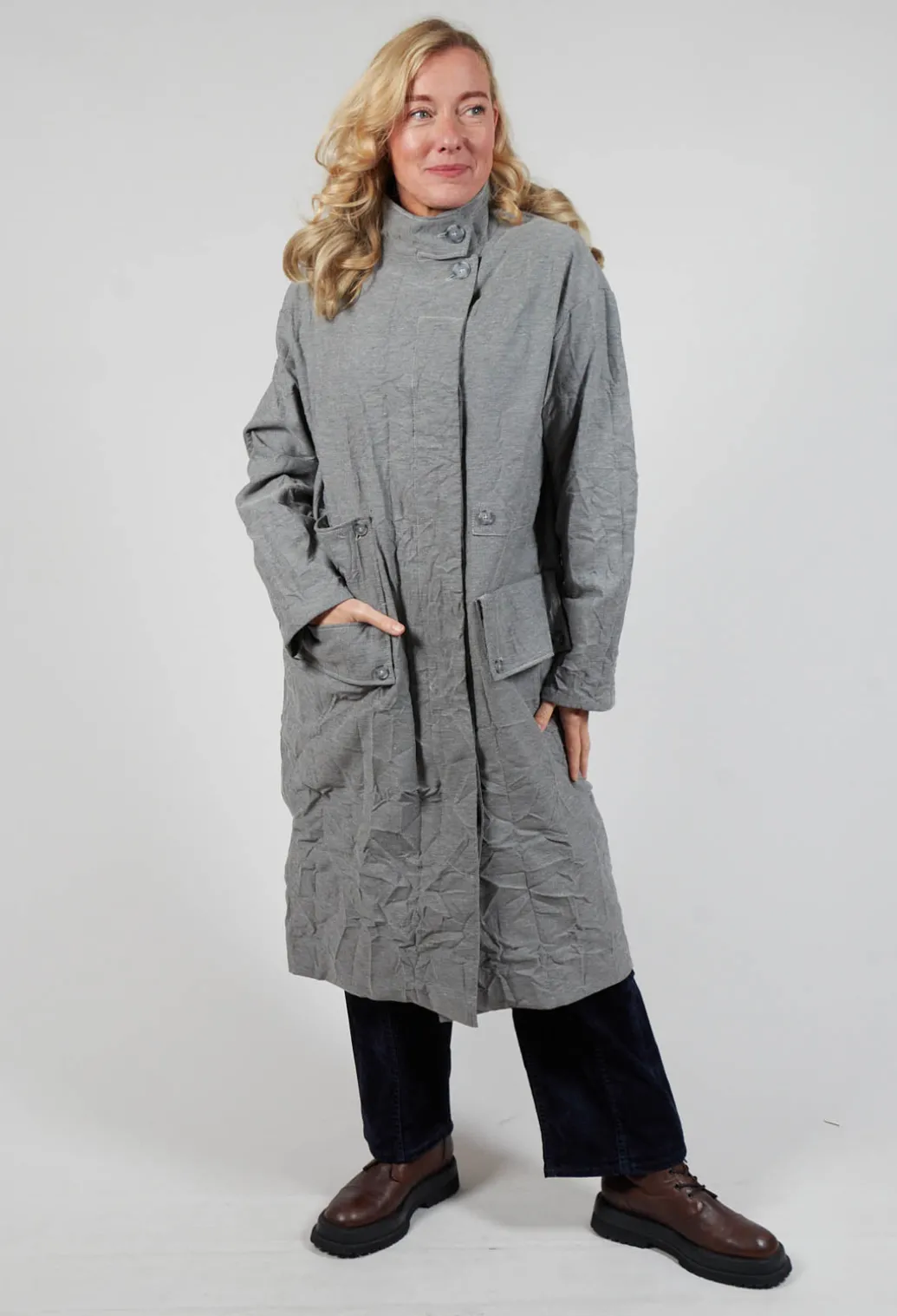 Perry Coat in Anthra