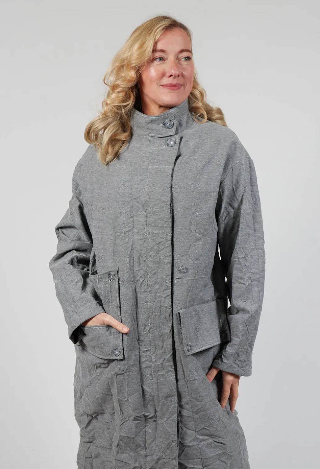 Perry Coat in Anthra