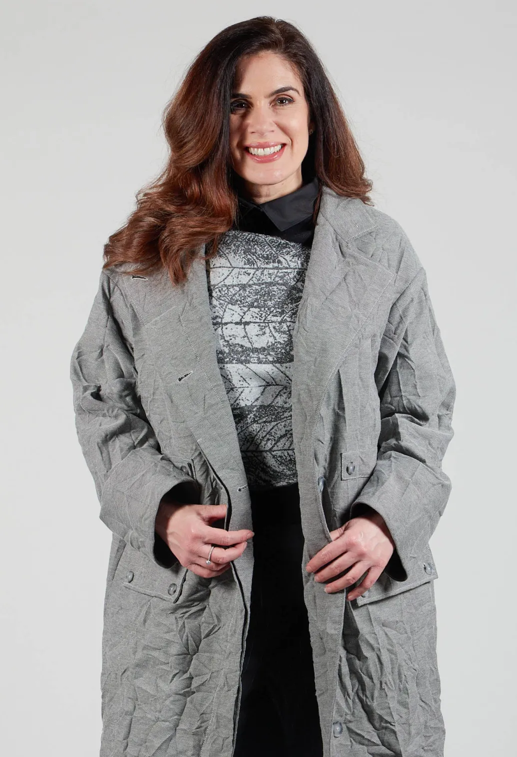 Perry Coat in Anthra