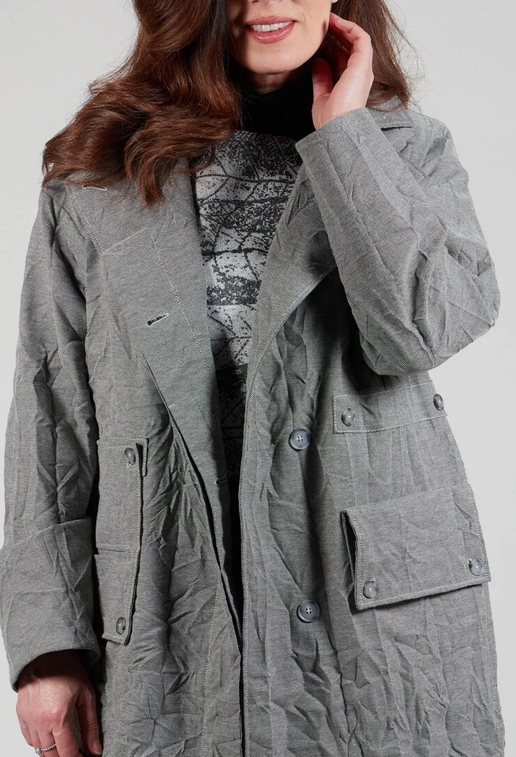 Perry Coat in Anthra
