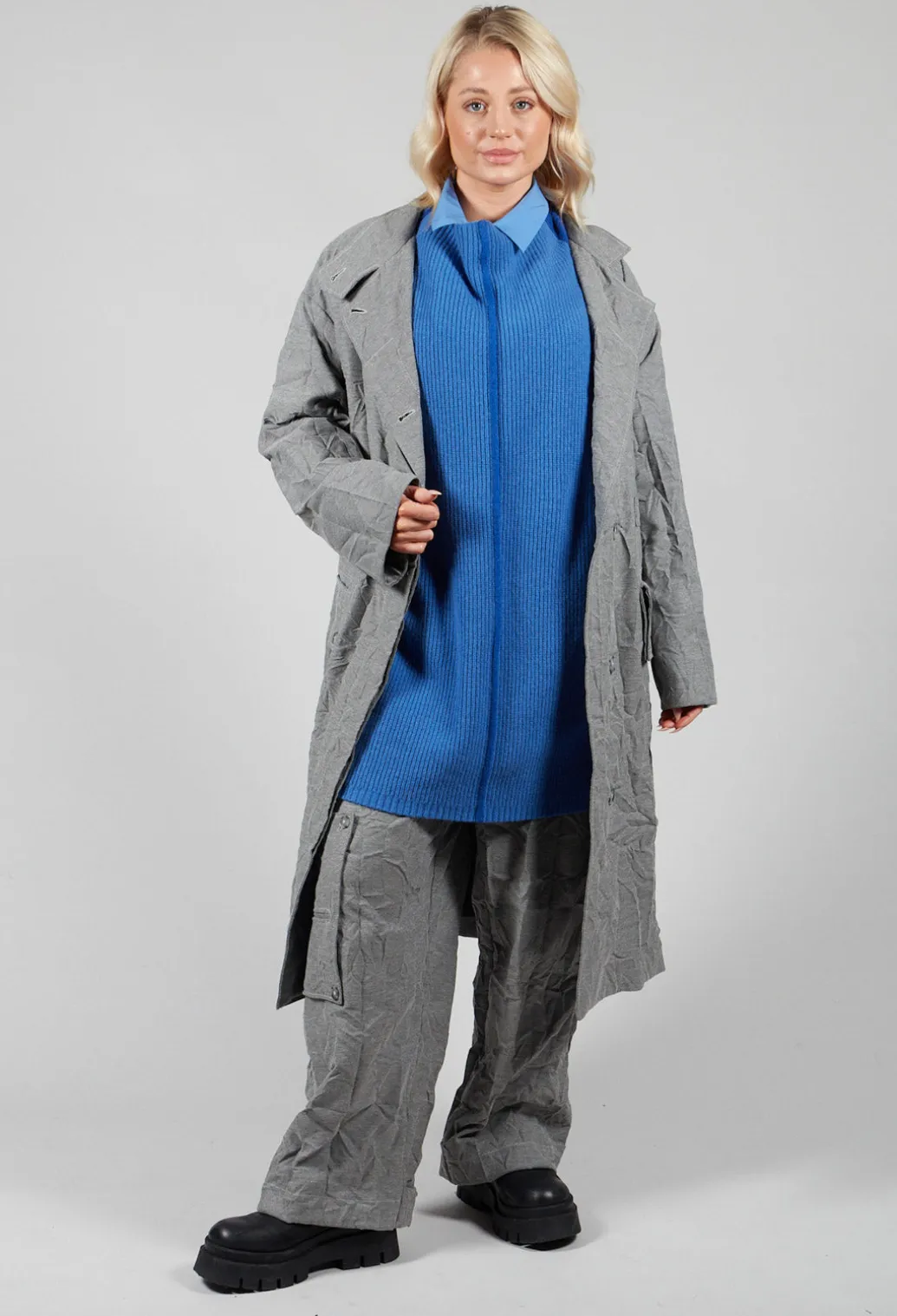 Perry Coat in Anthra