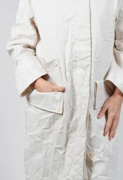 Perry Coat in Off White