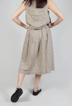 Pesci Ls Skirt In Ambra