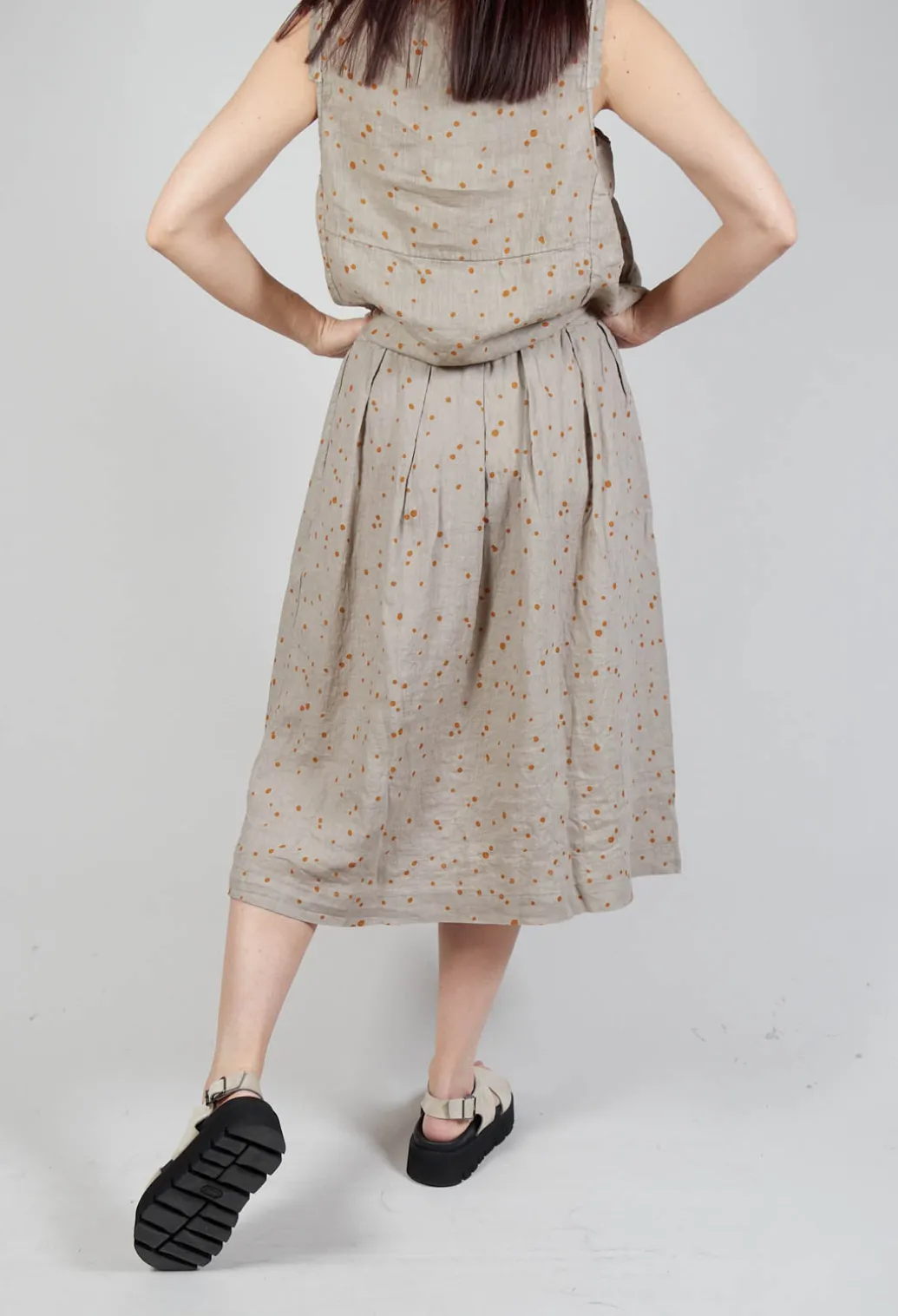Pesci Ls Skirt In Ambra