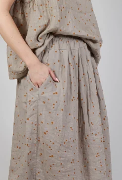 Pesci Ls Skirt In Ambra