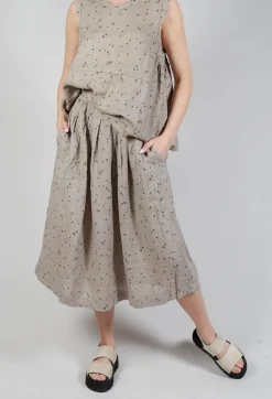 Pesci Ls Skirt In Carbone