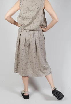 Pesci Ls Skirt In Carbone