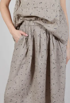 Pesci Ls Skirt In Carbone