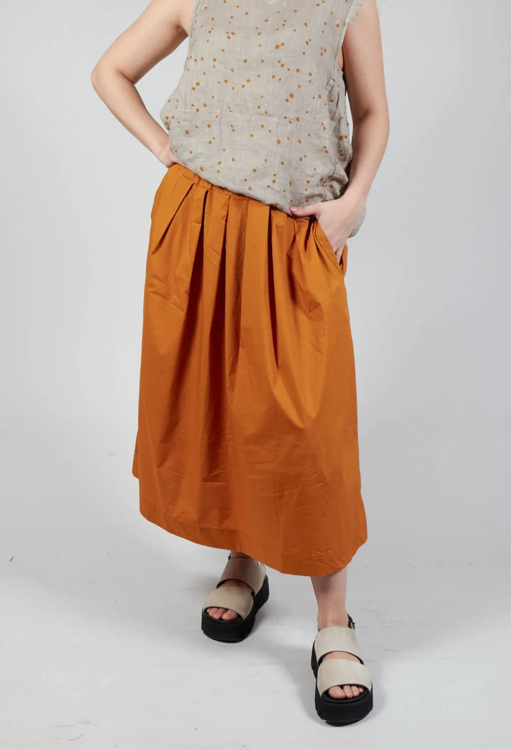 Pesci P Skirt In Ambra