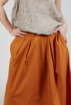 Pesci P Skirt In Ambra