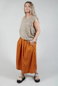 Pesci P Skirt In Ambra