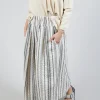 Pesci S Skirt In Nero Stripe