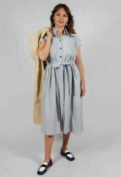 Peter Pan Dress in Grey