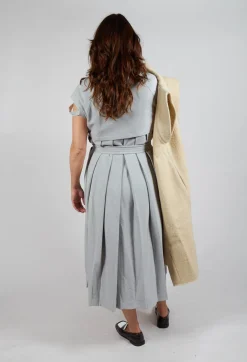 Peter Pan Dress in Grey