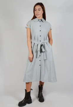 Peter Pan Dress in Grey