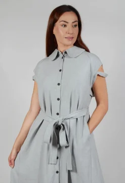 Peter Pan Dress in Grey