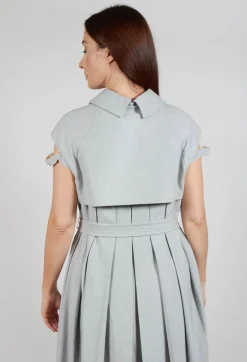 Peter Pan Dress in Grey