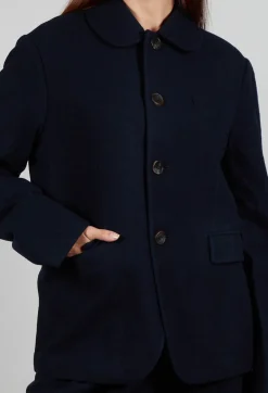 Peter Pan Peacoat in Navy