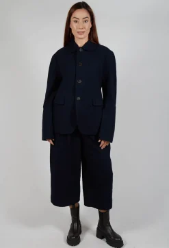 Peter Pan Peacoat in Navy
