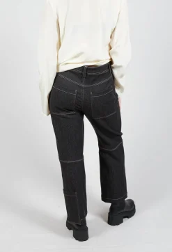 Pic Straight Leg Jeans in Anthra
