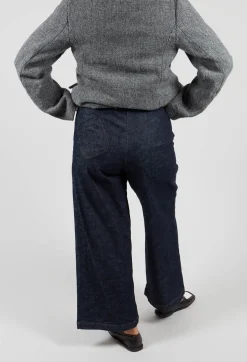 Pierfranca Trousers in Washed Denim