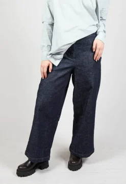 Pierfranca Trousers in Washed Denim