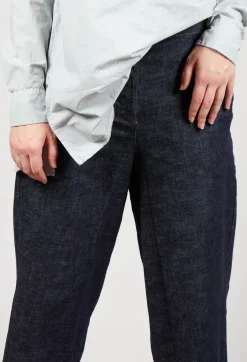 Pierfranca Trousers in Washed Denim