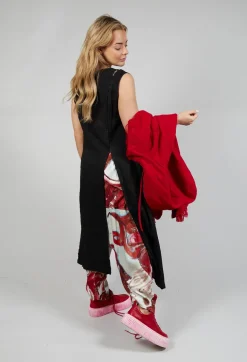 Pinned Dress in Black
