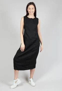 Pinned Dress in Black