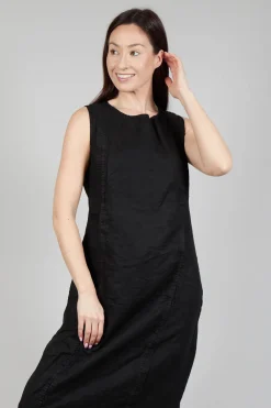 Pinned Dress in Black