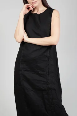 Pinned Dress in Black