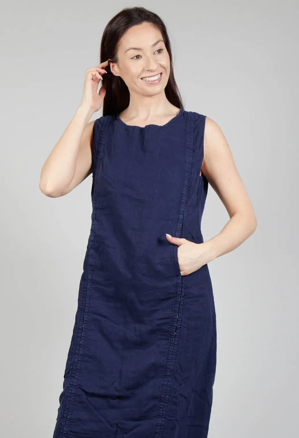 Pinned Dress in Enzian