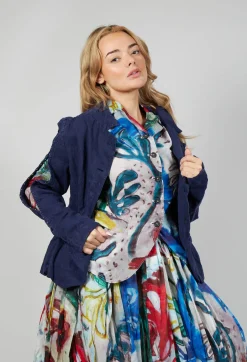 Pinned Sleeve Jacket in Enzian