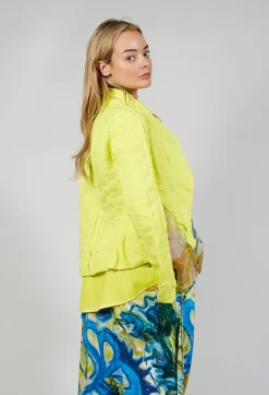 Pinned Sleeve Jacket in Lilly