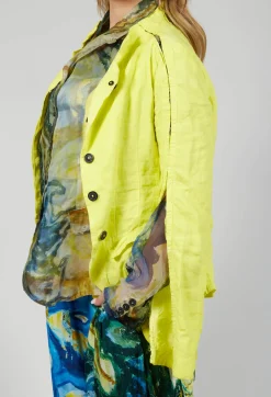 Pinned Sleeve Jacket in Lilly