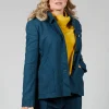 Pinstripe Jacket in Ocean Green