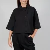 Pinstriped Shirt in Black