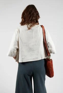 Pinstriped Shirt in Cream