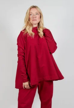 Pleat Top in Sunset Cloud