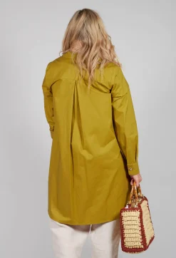 Pleated Back Shirt in Foglia
