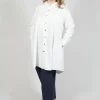 Pleated Back Shirt in Rice