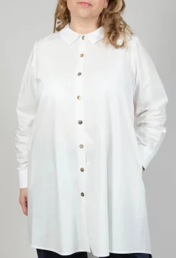 Pleated Back Shirt in Rice